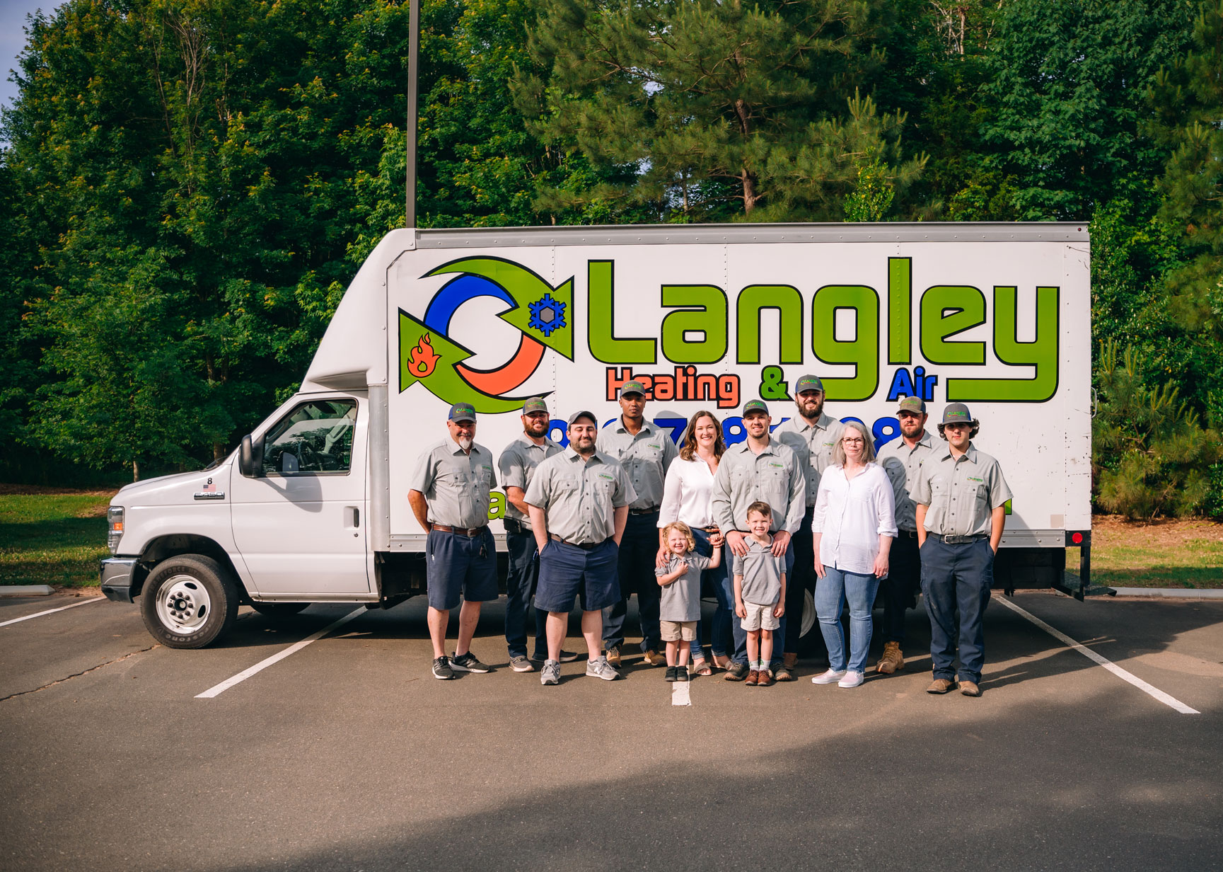 The staff at Langley Heating & Air